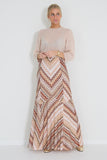 Missoni rok print lichtroze