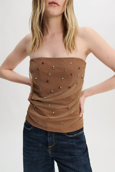 Dorothee schumacher top diamantjes