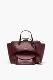 Hidesins bag flap M Wine