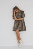 Ganni jurk leopard