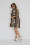 Ganni jurk leopard