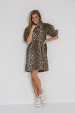 Ganni jurk leopard