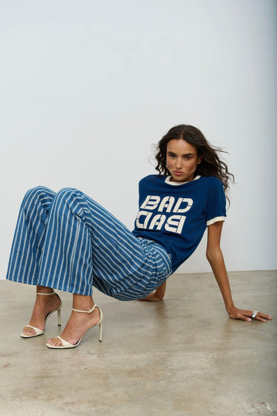 Bad habits t-shirt Victoria blue